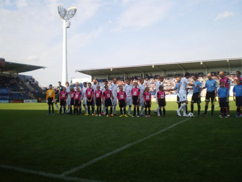 10.8.2013 žáci na zápase Slovacko Boleslav 2